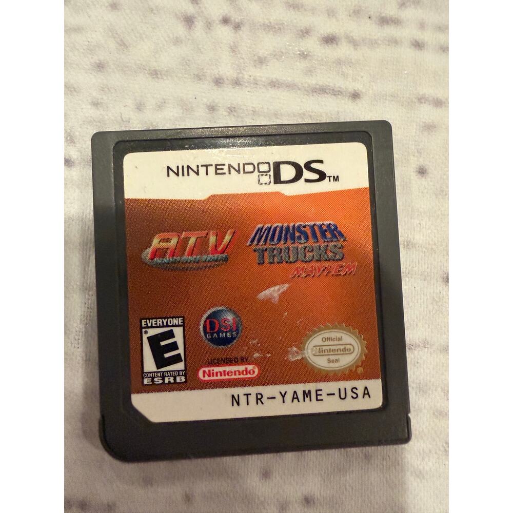 ATV Thunder Ridge Riders and Monster Trucks Mayhem Nintendo DS Game